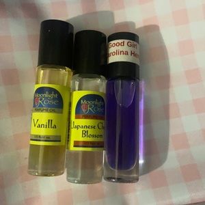 3 perfume oils 💕 Good Girl Carolina Herrera, Jape ese Cherry Blossom, Vanilla